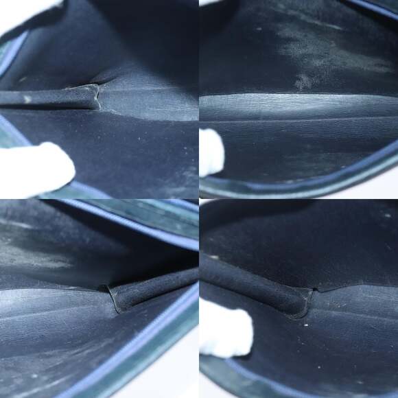 DIOR Shoulder Bag Leather Navy - Picture 12 of 12